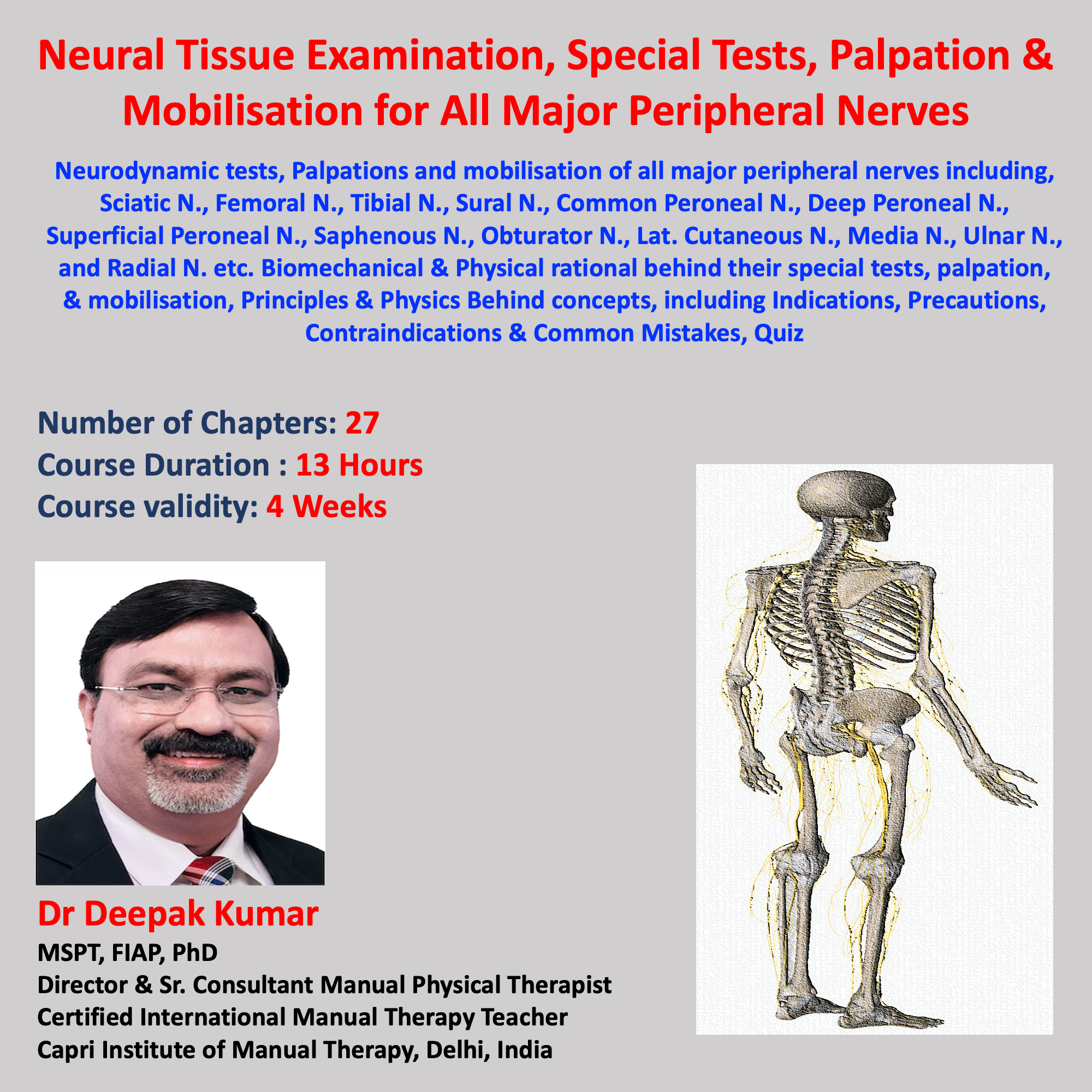 Examination & Mobilisation of Peripheral Nerves